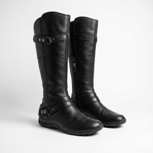 The North Face gorpcore tall leather utility boots women 8